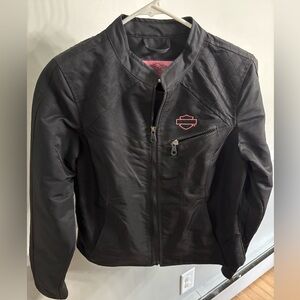 Harley-Davidson Women's Black Jacket with Pink Accents